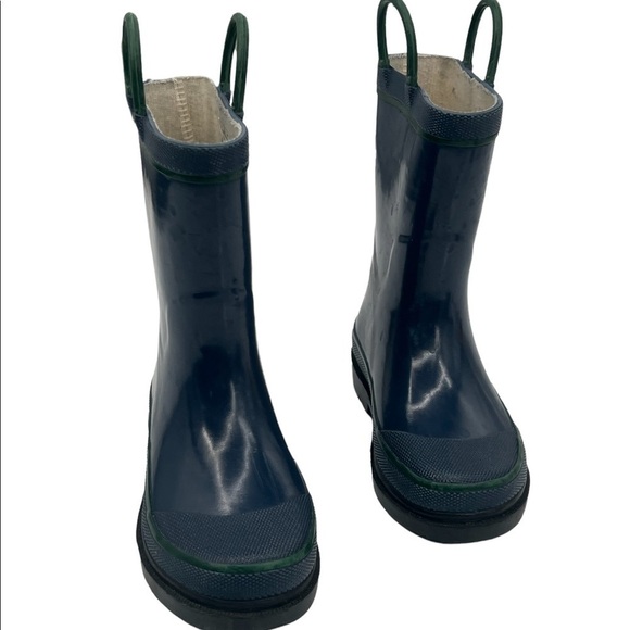 Western Chief Fire Chief Navy Slip On Waterproof Rain Boots Size 9 Toddler - Picture 1 of 10